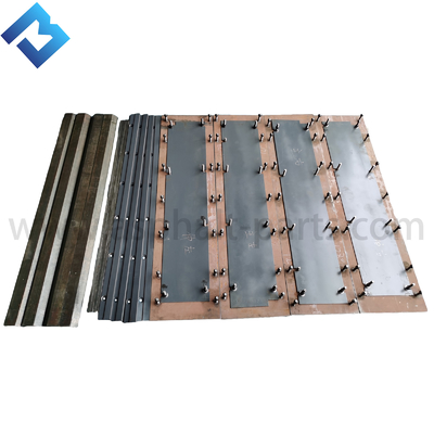 أجزاء رصف الأسفلت AB500-3TV 2310096 مجموعة لوحة سكريد المواد NM400 Hardox400