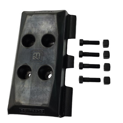 مجموعة الأحذية المطاطية 300x170mm لـ ABG BOMAG Asphalt Pavers 14272215