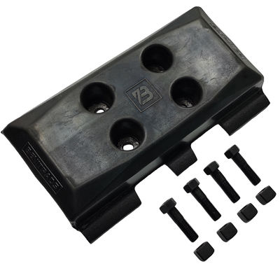 مجموعة الأحذية المطاطية 300x170mm لـ ABG BOMAG Asphalt Pavers 14272215