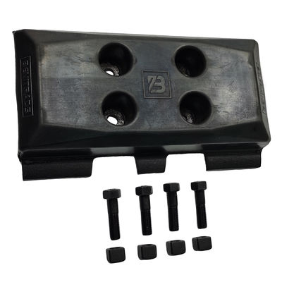 مجموعة الأحذية المطاطية 300x170mm لـ ABG BOMAG Asphalt Pavers 14272215